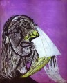 Una mujer llorando 1937 cubismo Pablo Picasso